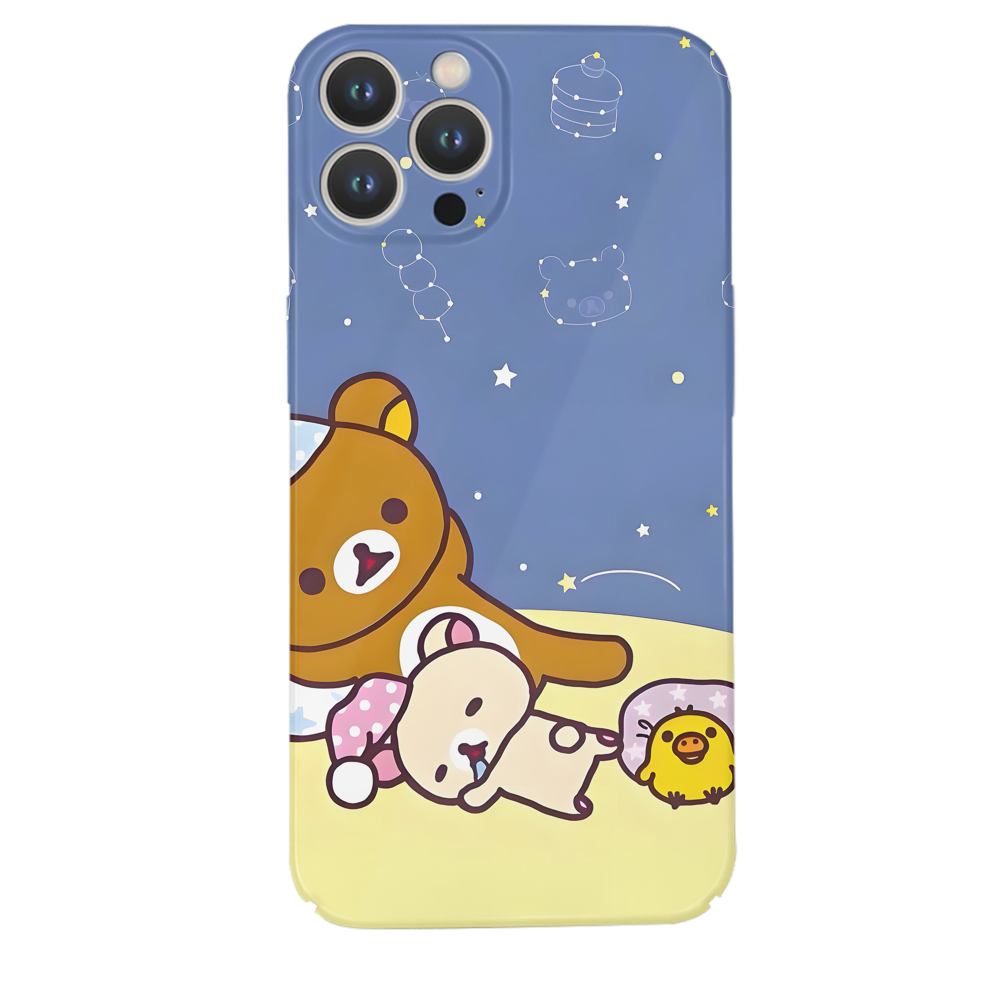 （画像用） リラックマ リラックマ キイロイトリ Rilakkuma Korilakkuma Kiiroitori 【iPhone 14シリーズ対応】ハードケース